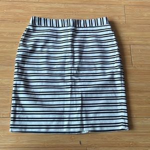 Loft black/white skirt